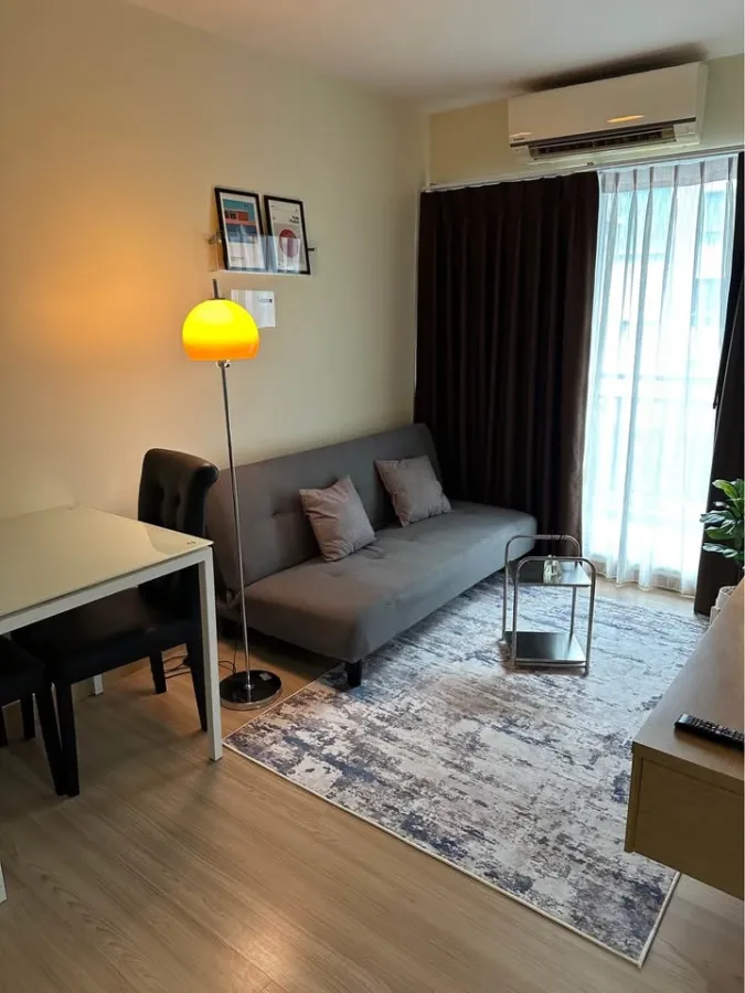 For rent: Rill Condo Rangsit, 3rd floor, beautiful room, fully furnished, reserve now!