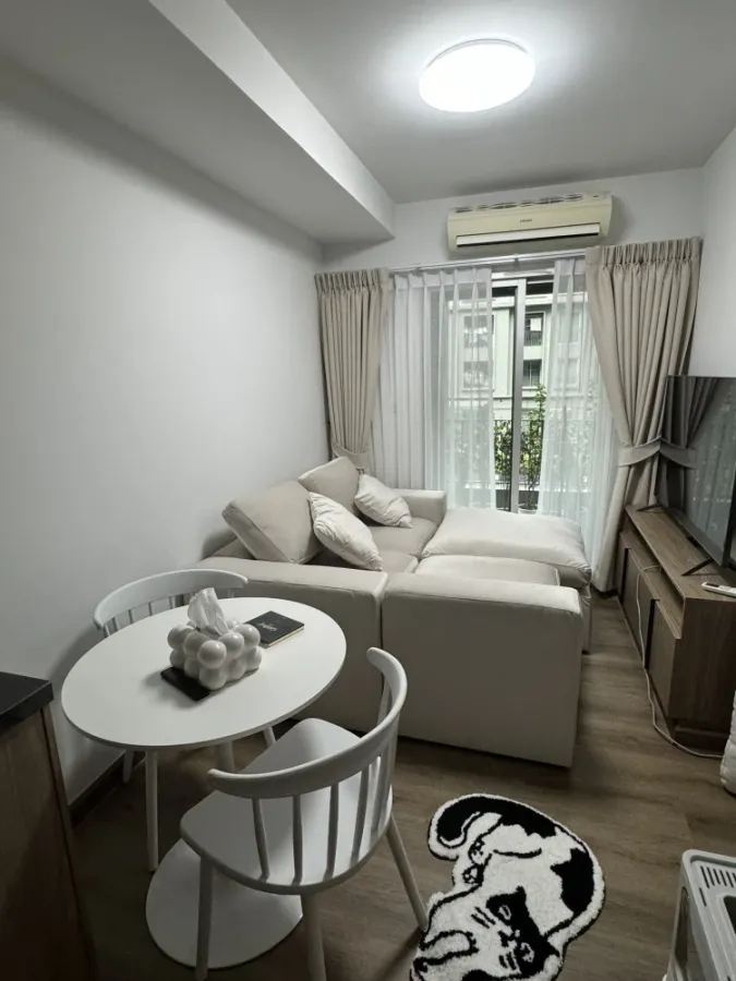 For rent, Chapter One, The Campus Kaset, 2nd floor, garden view, beautiful room, livable, book now, don't miss it.
