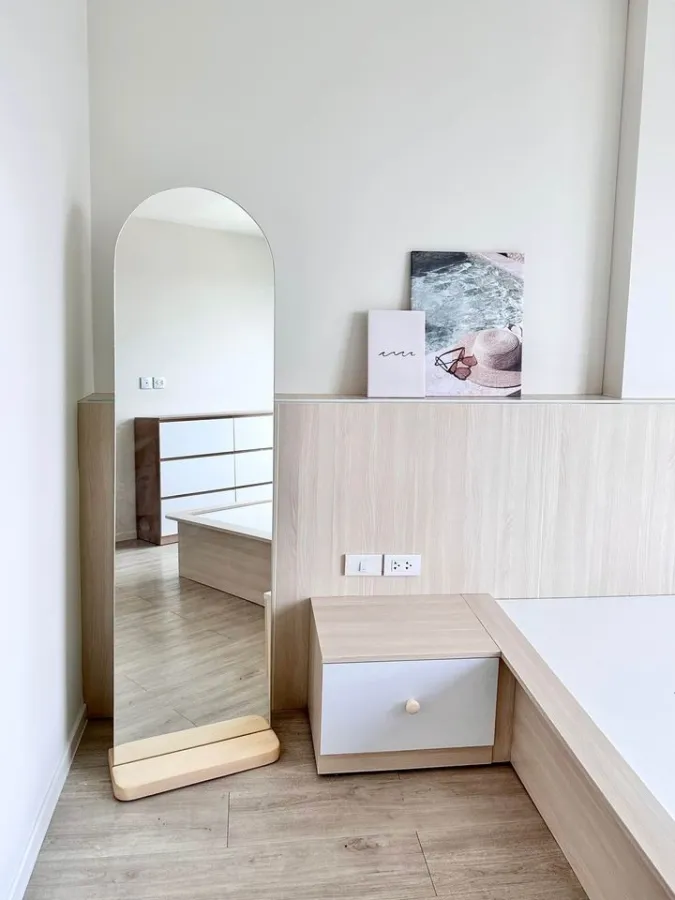 For rent: Atmoz Ladprao 71, 8th floor, 1 Bedroom Exclusive room, fully furnished, livable, great view, book now, urgent.