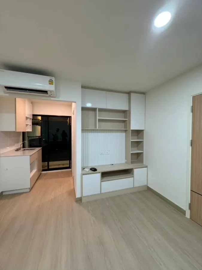 For rent: Plearn Plearn Condo, Rama 7 - Bang Kruai, 4th floor, size 49 sq m., 2 bedrooms, furnished, ready to move in with your bags.