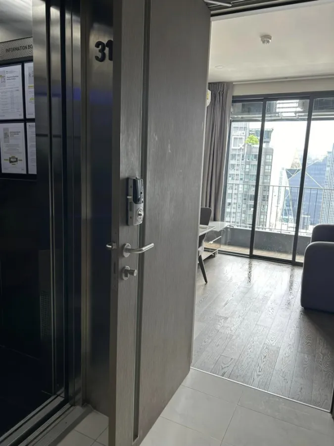 Condo for sale, Ideo Q Siam-Ratchathewi, fully furnished, pleasantly decorated, high view, doesn't block the view, hurry and reserve now.