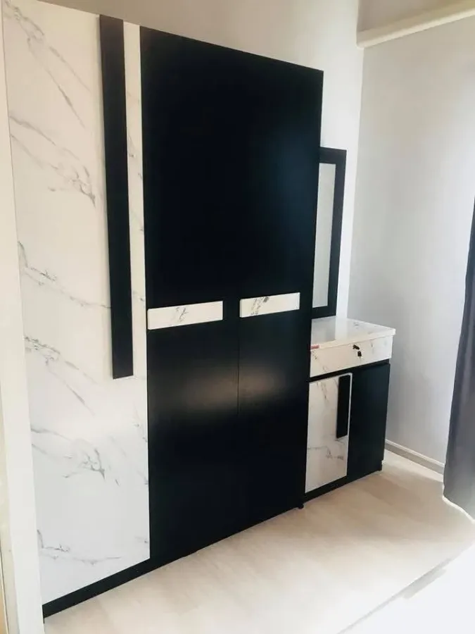 For rent: UNIO Ramkhamhaeng - Serithai, 7th floor unit, fully furnished with appliances. Book now!