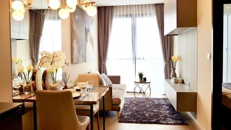 Condo for rent sell, Ashton Asoke, high floor, beautiful view, good location, close to the train, very convenient, can't miss it !!