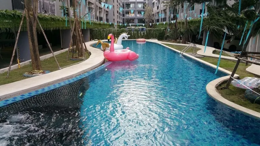 Condo for rent, The Cabana, Modern Resort, condominium, 5th floor, ready to move in, fully furnished, near BTS, don't miss it
