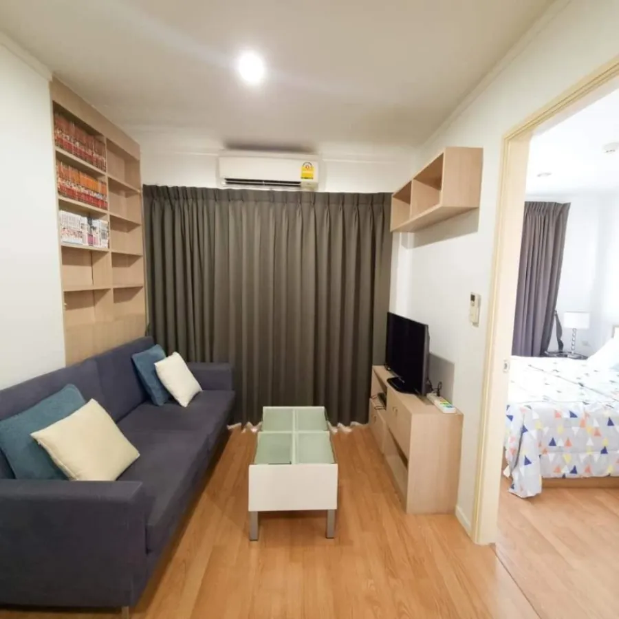 Condo for rent, Lumpini Ville, Sukhumvit 77, Building A2, 6th floor, fully furnished, ready to move in. Hurry up to reserve before it's gone!!
