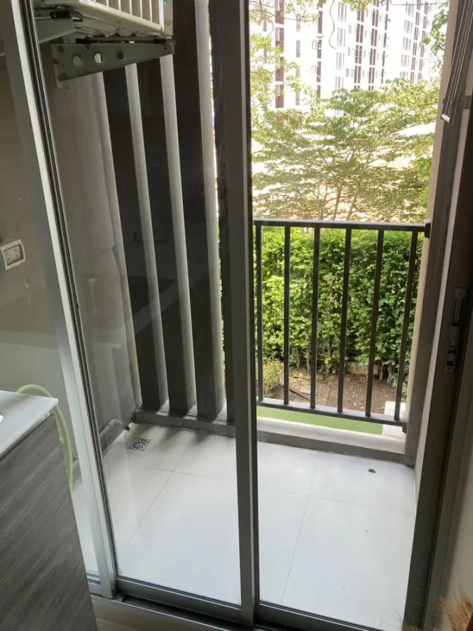 For rent, D Condo Campus Rangsit, Phase 2, complete with electrical appliances and furniture. Ready to move in immediately!!