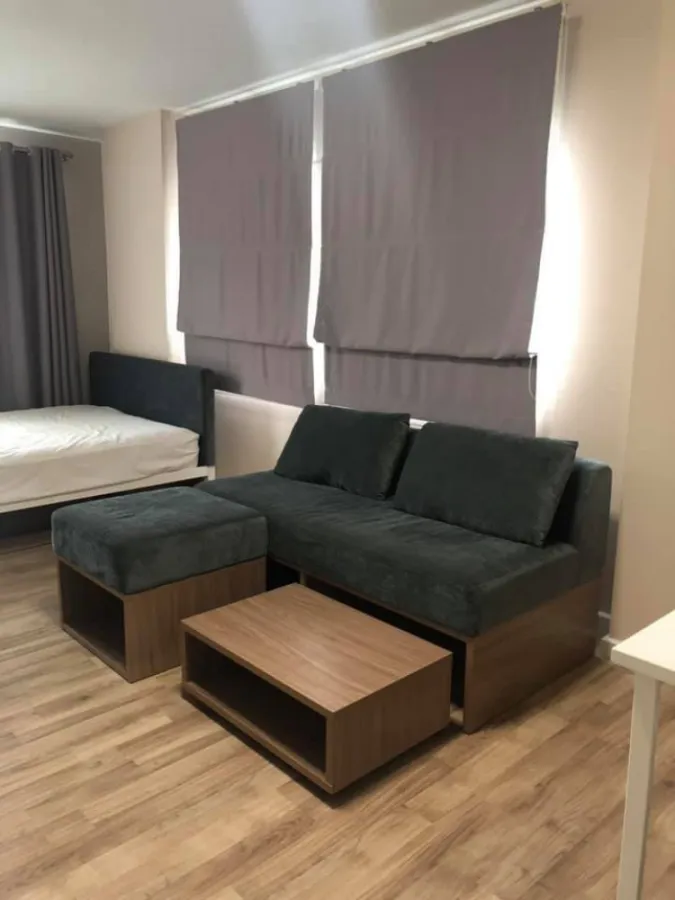Sale D Condo Campus Rangsit Phase 2 corner room, outside view, very spacious room, very usable area Don't miss it