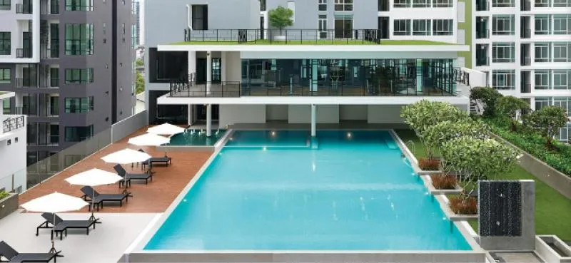 ขาย / เช่า The Sky Sukhumvit ชั้น 9เฟอร์ครบ วิวสวย เหมาะกับการพักผ่อน