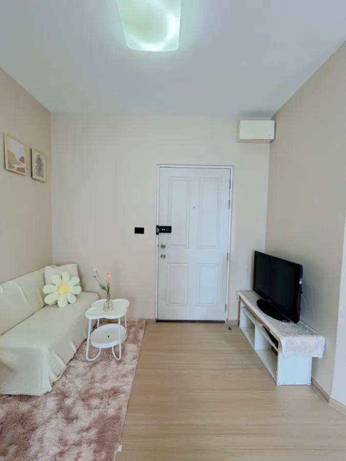 ขาย ให้เช่า Plum Condo Samakkhi ห้องแต่งสวยคุมโทน เฟอร์นิเจอร์ครบครัน หิ้วกระเป๋าเข้าอยู่ได้เลยจ้า