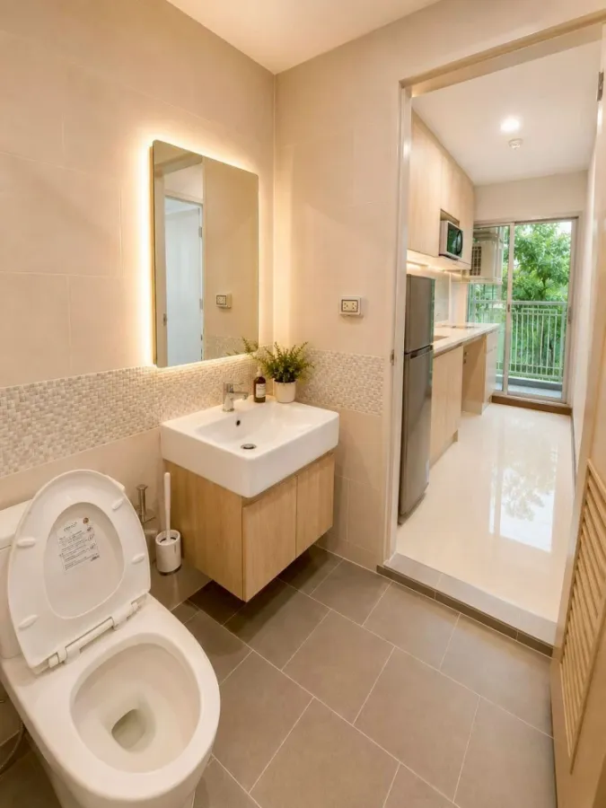 Condo for sale, rent, Chewathai Hallmark Charan 13, complete with furniture and electrical appliances, don't miss it.