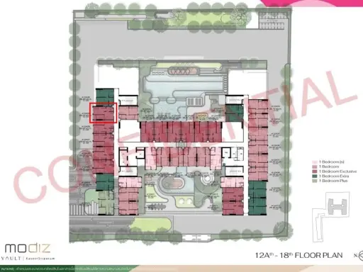 ขายดาวน์ Modiz Vault Kaset Sripatum 1 ห้องนอน ชั้น 6 มาพร้อมสิ่งอำนวยความสะดวกครบครัน จองเลย