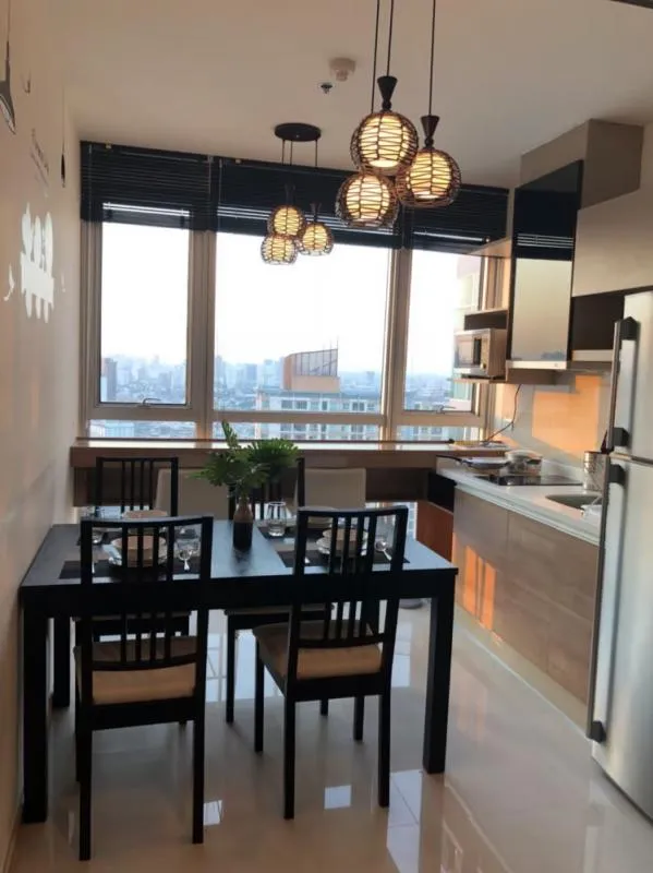 Urgent for rent !! Rhythm Sukhumvit 50 Condo, high room, beautiful city view, gold location, full furniture, book now !!