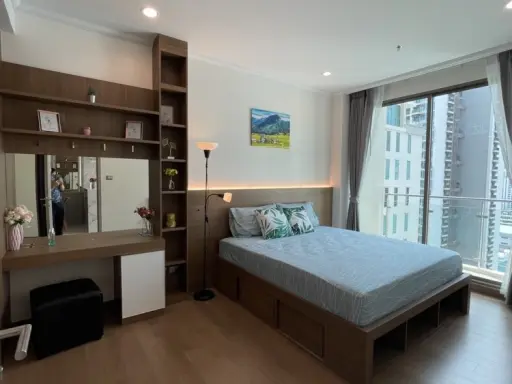 Condo for rent, Supalai Oriental Sukhumvit 39, beautiful room, modern style, fully furnished, complete with electrical appliances, book now.