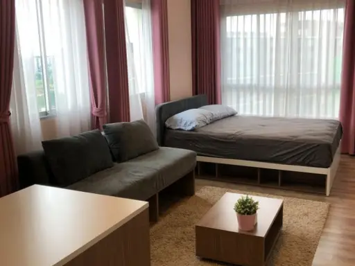 ให้เช่า ห้องมุมขนาดใหญ่ที่สุด D Condo Campus Rangsit ชั้น 7 1 นอน ห้องเงียบสงบ พร้อมอยู่ รีบด่วน