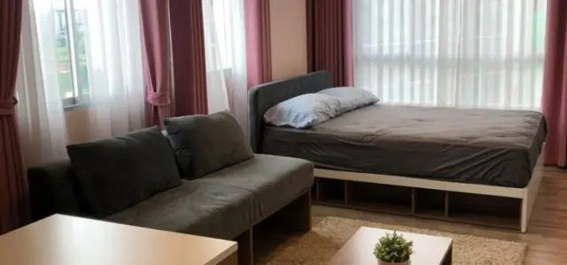 ให้เช่า ห้องมุมขนาดใหญ่ที่สุด D Condo Campus Rangsit ชั้น 7 1 นอน ห้องเงียบสงบ พร้อมอยู่ รีบด่วน images