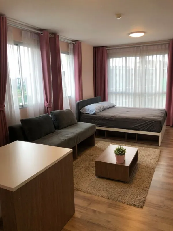 ให้เช่า ห้องมุมขนาดใหญ่ที่สุด D Condo Campus Rangsit ชั้น 7 1 นอน ห้องเงียบสงบ พร้อมอยู่ รีบด่วน