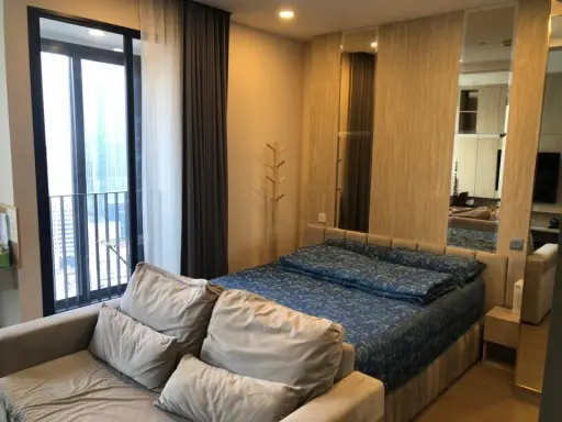 Ashton Chula-Silom for rent, high floor, clear city view, comfortable, beautiful built-in decoration, ready to move in, book now. images