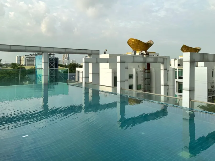 Condo for sale, rent, T.C. Green, the most spacious room Decorated in bright colors that are easy on the eyes Hurry up to reserve the owner quickly.