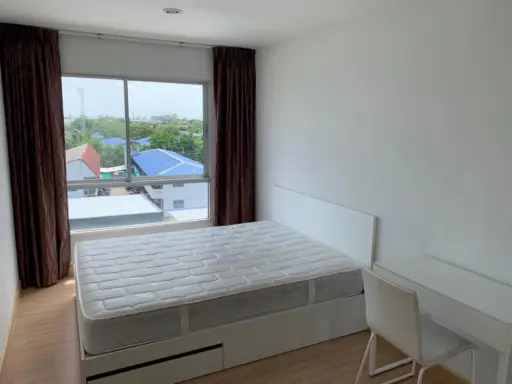 Urgent for rent !! Condo The Kith Plus Nawamin, corner room, fully furnished, good location, book now !!