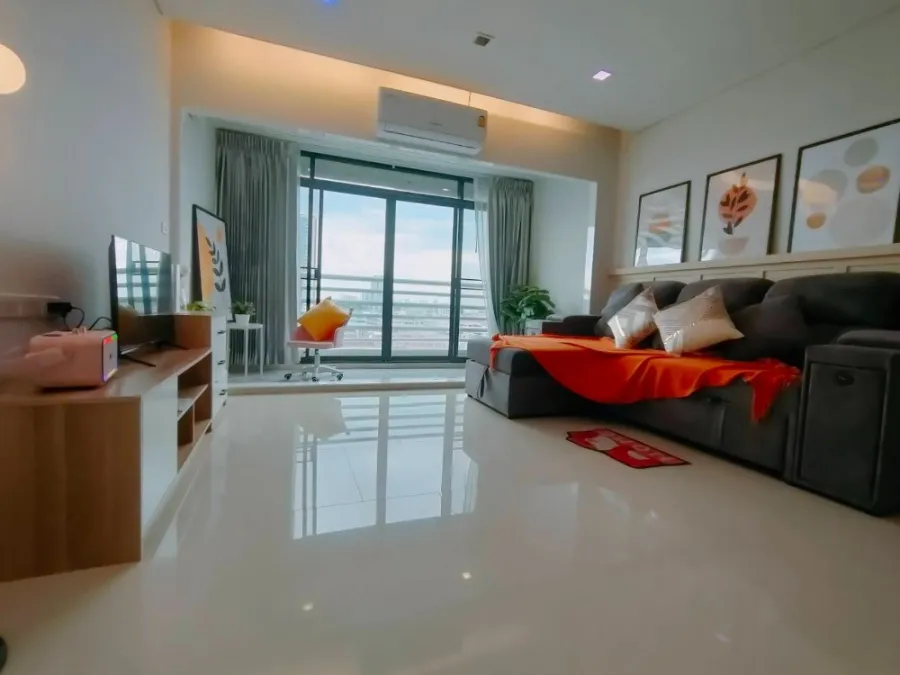 For rent!! Condo Pinklao River Park View, very beautiful room, 2 bedrooms, fully furnished, hurry and reserve now!!