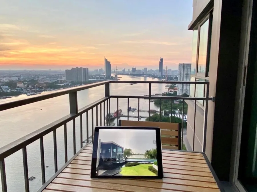 Condo for sale or rent U Delight Residence Riverfront Rama 3, 29th floor, good view, 2 bedrooms, ready to move in. Book now.