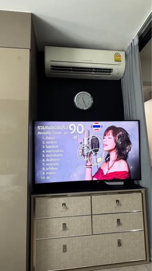 ให้เช่า Rhythm Asoke 2 หันหน้าไปทางทิศเหนือ ชั้น 8 ชั้นเดียวกับพื้นที่ส่วนกลาง พร้อมเข้าอยู่ได้ทันที