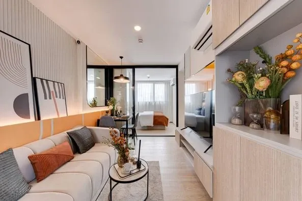 Selling down payment for The Origin Sukhumvit - Praksa, 27th floor. Beautiful view, great project. Book now!