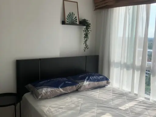 For rent Lumpini Ville Chaengwattana-Pak Kret. This room is awesome The interior is newly decorated, the view is very good. Let's come and reserve it.