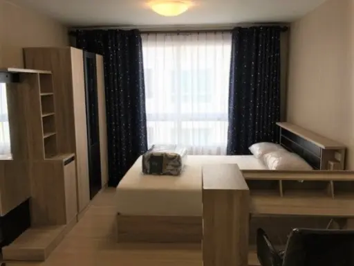 For rent, Plum Condo Phahon Yothin 89, studio room, fully furnished. complete electrical appliances Carry your bag in.