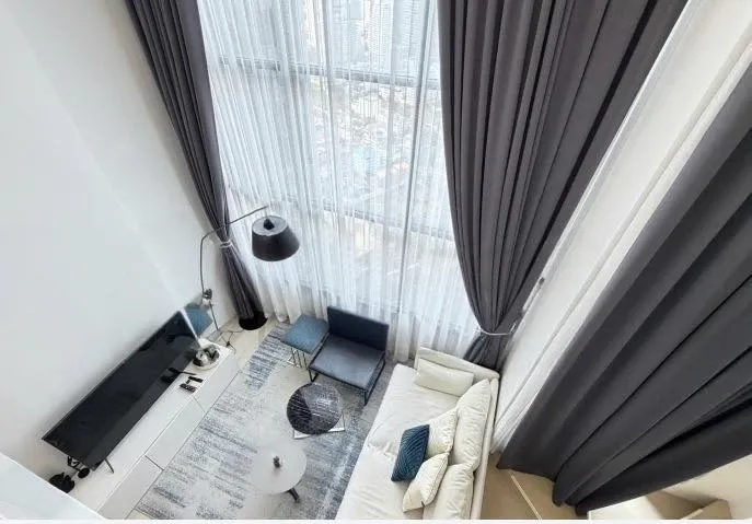 ให้เช่า Knightsbridge Prime Sathorn ห้องอยู่ชั้นสูงมากๆ ได้วิวมหานคร ห้อง Duplex เพดานสูง หรูหรา ห้ามพลาด