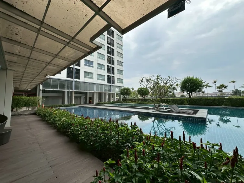 ให้เช่า D condo รัตนาธิเบศร์ ห้องพร้อมอยู่ เฟอร์พร้อม จองเลย ราคาสบายกระเป๋า