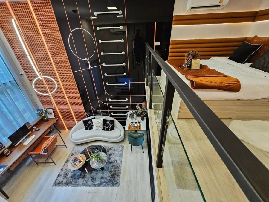 ขายดาวน์ ออริจิ้น ปลั๊ก & เพลย์ ศรีนครินทร์ ชั้นสูง ห้อง Duo Space โล่ง สบาย คุณต้องไม่พลาด