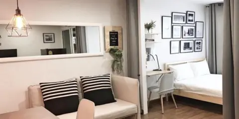 ให้เช่า Regent Home Sukhumvit 81 ใกล้ BTS อ่อนนุช เฟอร์ครบ มีเครื่องซักผ้า พลาดแล้วต้องเสียใจ