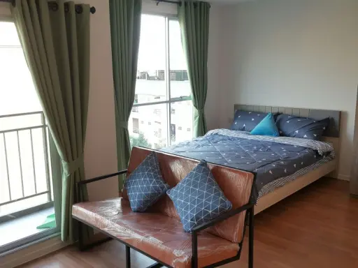 Condo for rent, Lumpini Place Bangna Km. 3, beautiful room, garden view, urgent reservation!