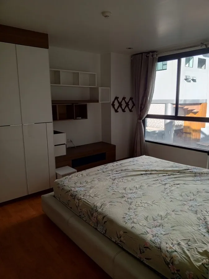 Condo for rent, The President Sukhumvit 81, 2 bedrooms, 1 bathroom, built-in furniture, reserve quickly.