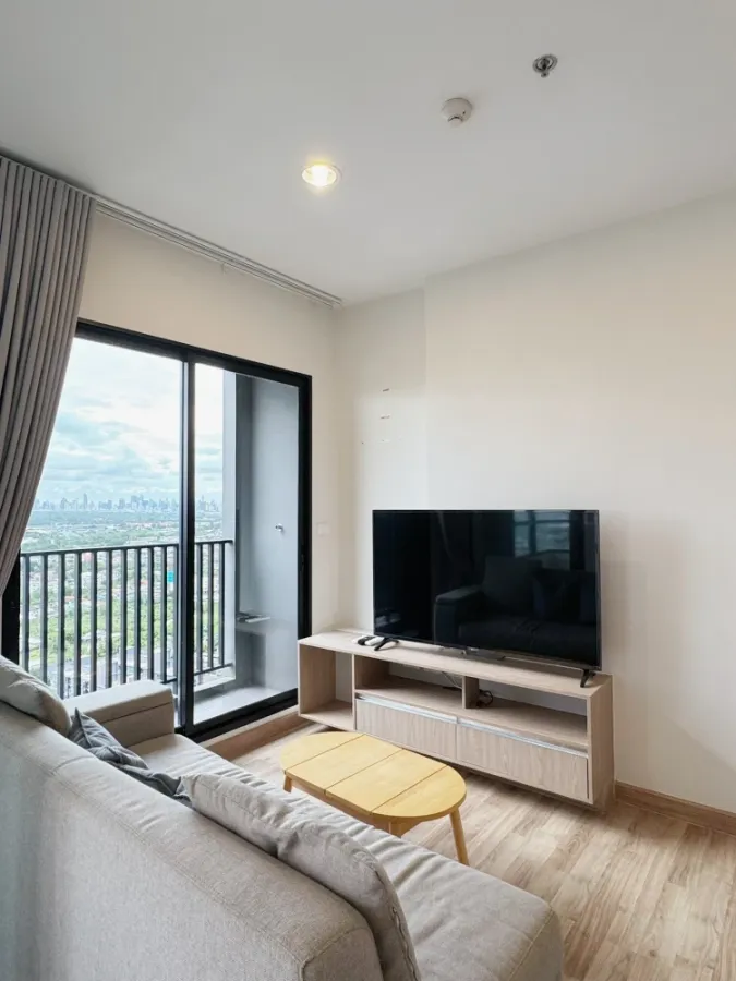 For sale/rent: Niche Mono Sukhumvit-Bearing, 25th floor, city view, good location, fully furnished, reserve now.