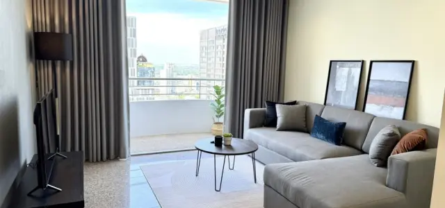 ให้เช่า Condo Top View Tower Sukhumvit 59 ห้องกว้างพื้นที่ใช้สอยเยอะ ตกแต่งคุมโทน เห็นวิวแม่น้ำสวย จองด่วน images