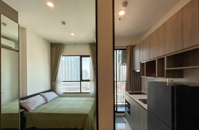 ให้เช่า Knightsbridge Collage Ramkhamhaeng ชั้น 17 ห้องแต่งครบ น่าอยู่ จองเลย