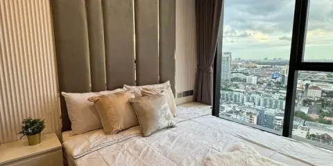 ให้เช่า ไอดีโอ คิว สุขุมวิท 36 ห้องสวยมาก ตกแต่งบิวท์อินทั้งห้อง วิวแม่น้ำบางกระเจ้า รีบจองก่อนพลาด