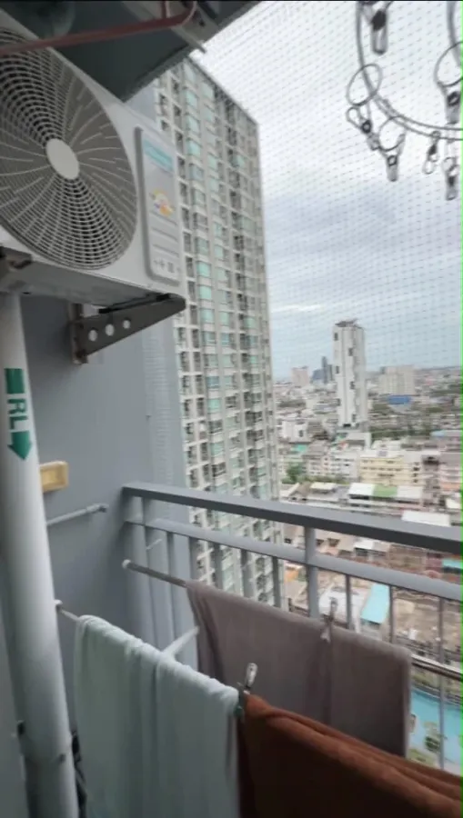 For rent: The Parkland Ratchada – Thapra, 21st floor, fully furnished, very livable. Book now!