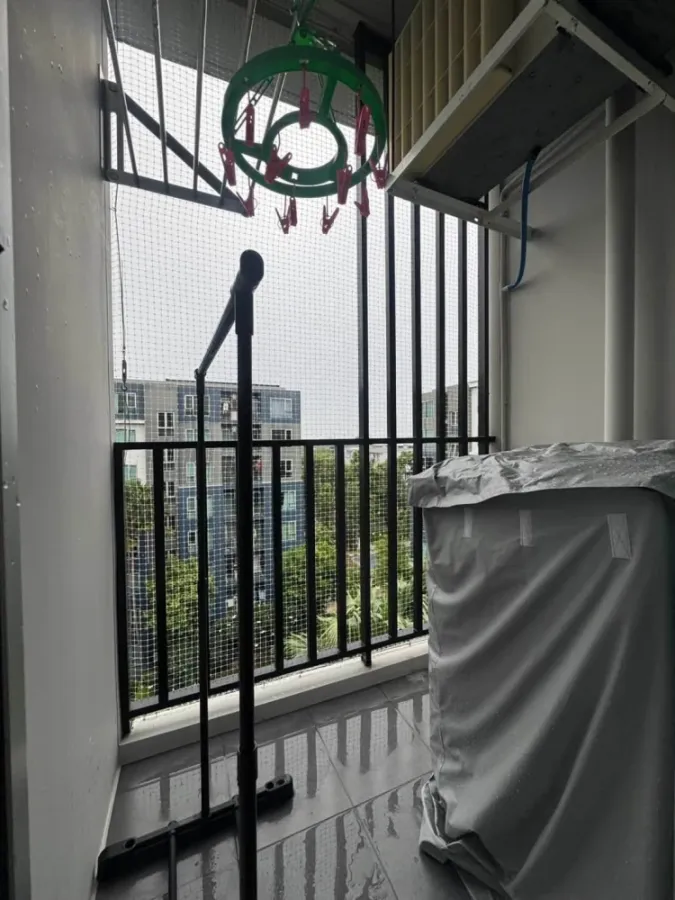 ให้เช่า Happy Condo DonMueang The Terminal วิวสระว่ายน้ำส่วนกลาง ชั้น7 พร้อมเฟอร์ครบ แต่งพร้อมอยู่