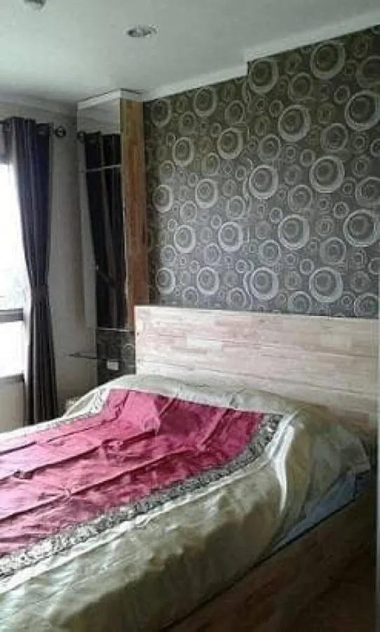 Condo for rent, Lumpini Place Srinakarin-Huamark Station, ready to move in, good location, convenient transportation, don't miss it.