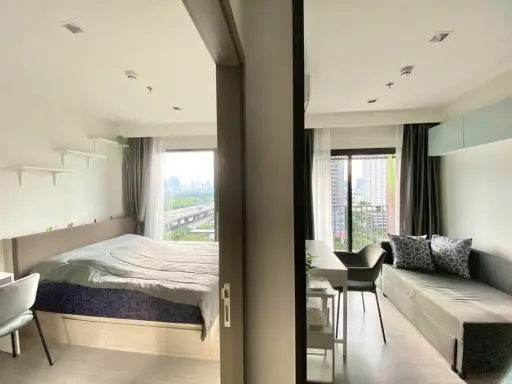 ปล่อยเช่า ไลฟ์ อโศก ไฮป์ วิวเมือง ห้องน่าอยู่ เฟอร์นิเจอร์อย่างดี เครื่องใช้ไฟฟ้าครบ รีบจองให้ไวเลย images