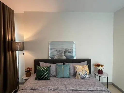 ให้เช่า ริเวียร่า จอมเทียน ชั้น 18 ด้านหน้าวิวทะเล ด้านหลังวิวเมือง ตกแต่งสวยน่าอยู่ ห้ามพลาด