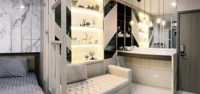 For rent Ideo Thaphra Interchange ห้องแต่งสวยมากลายหินอ่อนเรียบหรูสุดๆ เฟอร์Buit-inทั้งห้อง อย่าพลาด images