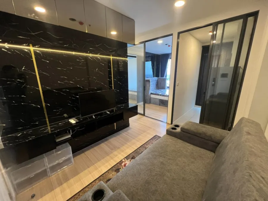 For rent: Chivathai Kaset Nawamin, high floor, separate room, open view, airy, comfortable. Don't wait, book now!