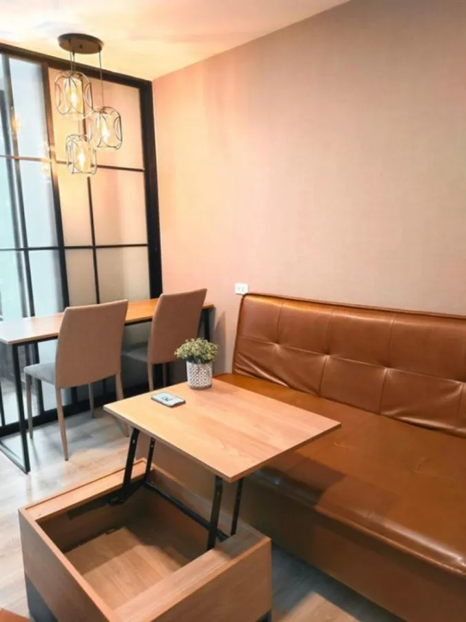 Condo for rent, The Cube Loft Ladprao 107, private Rim room, fully furnished, built-in, hurry to reserve