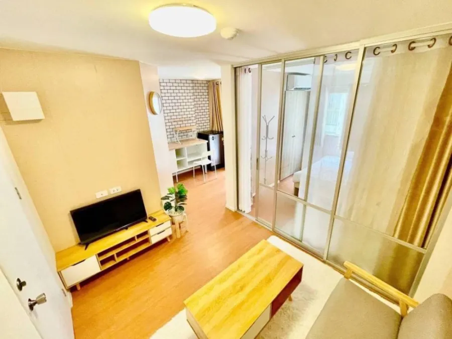 Beautiful room has arrived. For rent, Lumpini Township, Rangsit, Khlong 1, size 26 sq.m., divide the room into proportion. Hurry up to reserve.