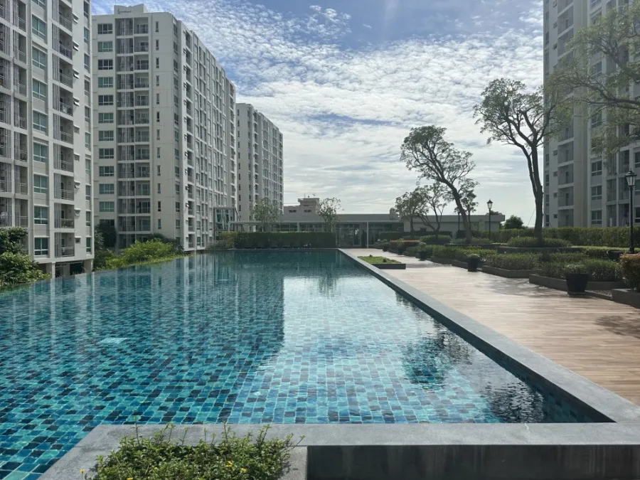 Supalai Wellington for rent, 2 spacious rooms with usable space, ready to move in, good furniture, don't miss it.