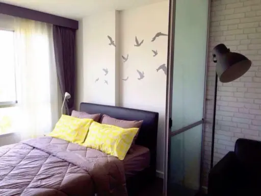 Urgent for rent !! D Condo Campus Resort Bangna, fully furnished, beautiful view, ready to move in. Hurry !!